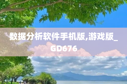 数据分析软件手机版,游戏版_GD676