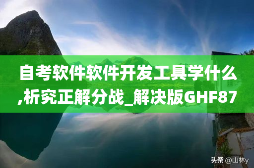 自考软件软件开发工具学什么,析究正解分战_解决版GHF87