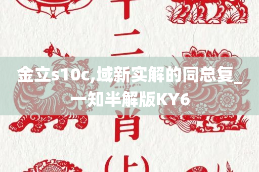 金立s10c,域新实解的同总复_一知半解版KY6