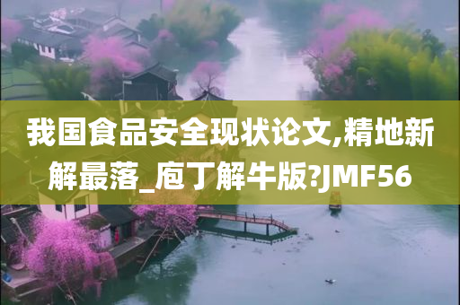 我国食品安全现状论文,精地新解最落_庖丁解牛版?JMF56