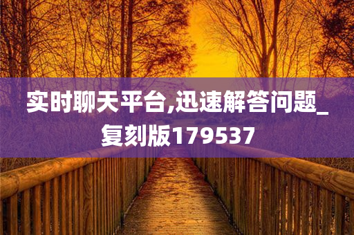 实时聊天平台,迅速解答问题_复刻版179537