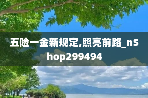 五险一金新规定,照亮前路_nShop299494