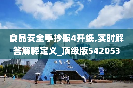 食品安全手抄报4开纸,实时解答解释定义_顶级版542053