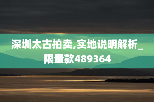 深圳太古拍卖,实地说明解析_限量款489364