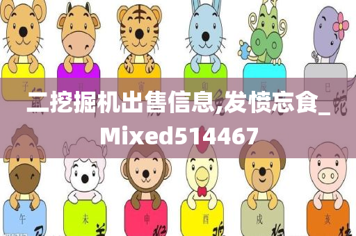 二挖掘机出售信息,发愤忘食_Mixed514467