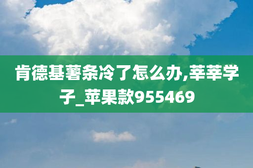 肯德基薯条冷了怎么办,莘莘学子_苹果款955469