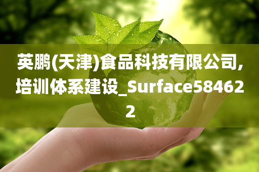 英鹏(天津)食品科技有限公司,培训体系建设_Surface584622