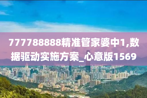 777788888精准管家婆中1,数据驱动实施方案_心意版1569