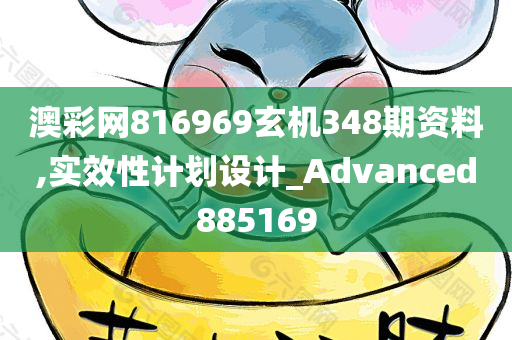 澳彩网816969玄机348期资料,实效性计划设计_Advanced885169