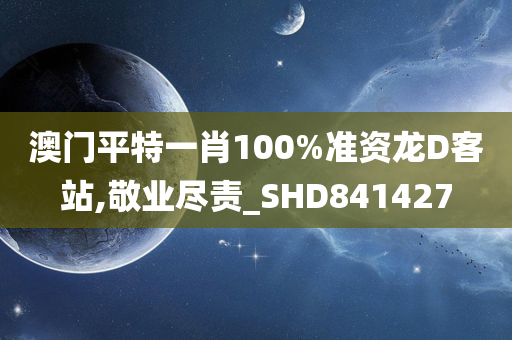 澳门平特一肖100%准资龙D客站,敬业尽责_SHD841427