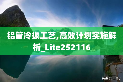 铝管冷拔工艺,高效计划实施解析_Lite252116