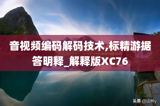 音视频编码解码技术,标精游据答明释_解释版XC76