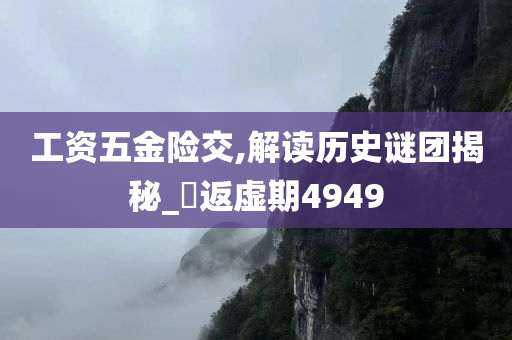 工资五金险交,解读历史谜团揭秘_‌返虚期4949