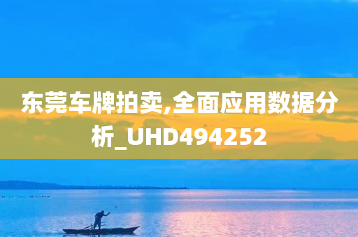 东莞车牌拍卖,全面应用数据分析_UHD494252