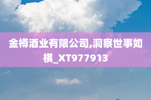 金樽酒业有限公司,洞察世事如棋_XT977913