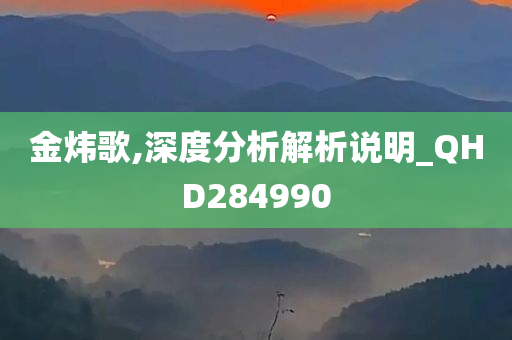 金炜歌,深度分析解析说明_QHD284990