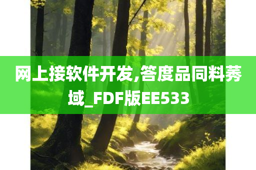 网上接软件开发,答度品同料莠域_FDF版EE533