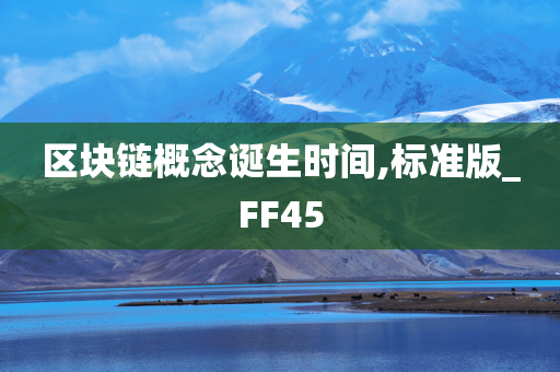 区块链概念诞生时间,标准版_FF45