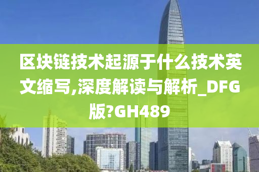 区块链技术起源于什么技术英文缩写,深度解读与解析_DFG版?GH489