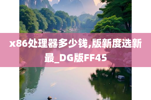 x86处理器多少钱,版新度选新最_DG版FF45