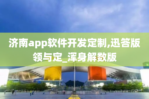 济南app软件开发定制,迅答版领与定_浑身解数版