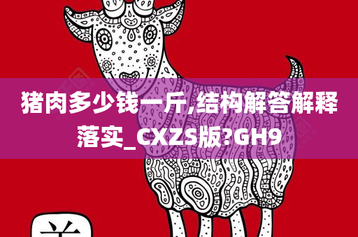 猪肉多少钱一斤,结构解答解释落实_CXZS版?GH9