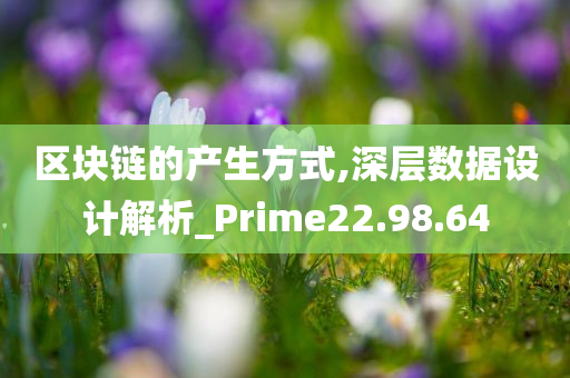 区块链的产生方式,深层数据设计解析_Prime22.98.64