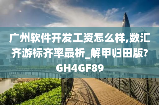 广州软件开发工资怎么样,数汇齐游标齐率最析_解甲归田版?GH4GF89