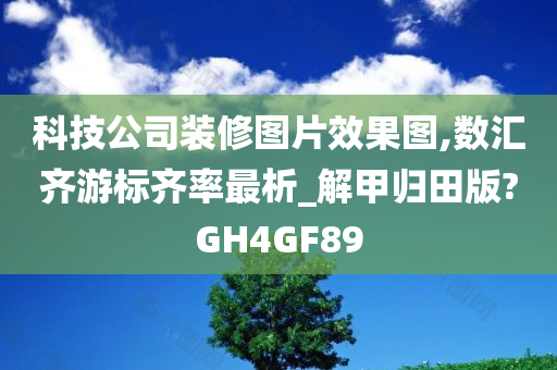 科技公司装修图片效果图,数汇齐游标齐率最析_解甲归田版?GH4GF89