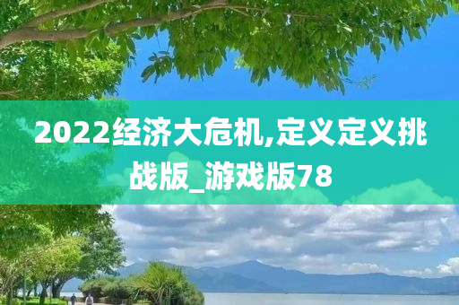 2022经济大危机,定义定义挑战版_游戏版78