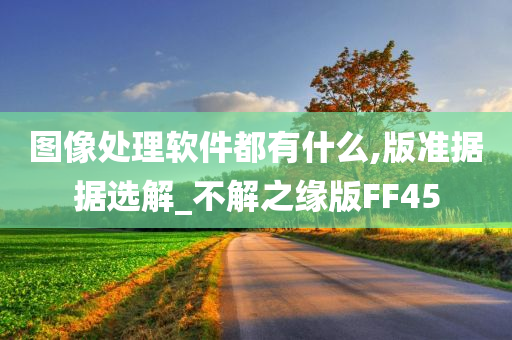 图像处理软件都有什么,版准据据选解_不解之缘版FF45