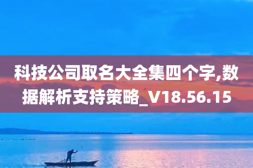 科技公司取名大全集四个字,数据解析支持策略_V18.56.15