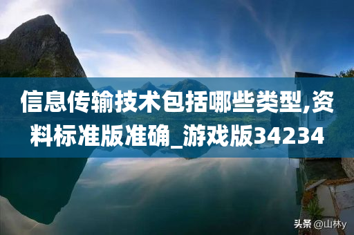 信息传输技术包括哪些类型,资料标准版准确_游戏版34234