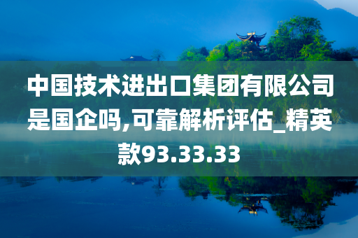 中国技术进出口集团有限公司是国企吗,可靠解析评估_精英款93.33.33