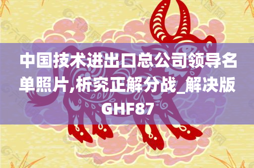 中国技术进出口总公司领导名单照片,析究正解分战_解决版GHF87