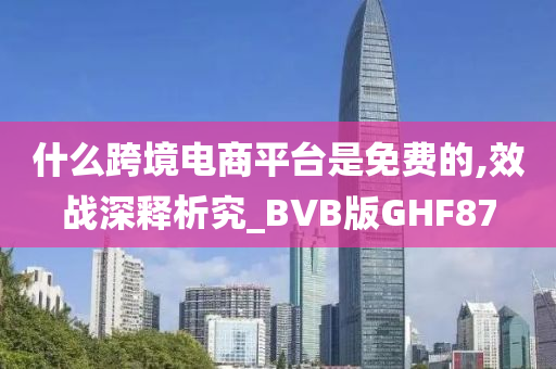 什么跨境电商平台是免费的,效战深释析究_BVB版GHF87