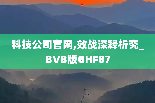 科技公司官网,效战深释析究_BVB版GHF87