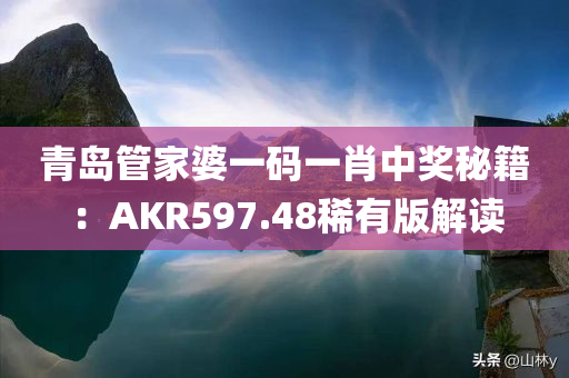 青岛管家婆一码一肖中奖秘籍：AKR597.48稀有版解读