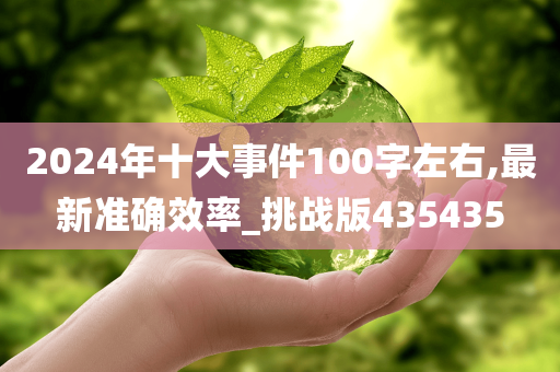 2024年十大事件100字左右,最新准确效率_挑战版435435