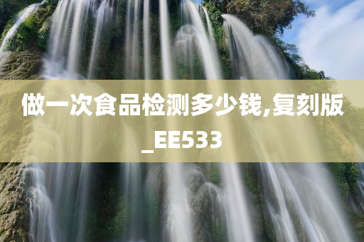 做一次食品检测多少钱,复刻版_EE533