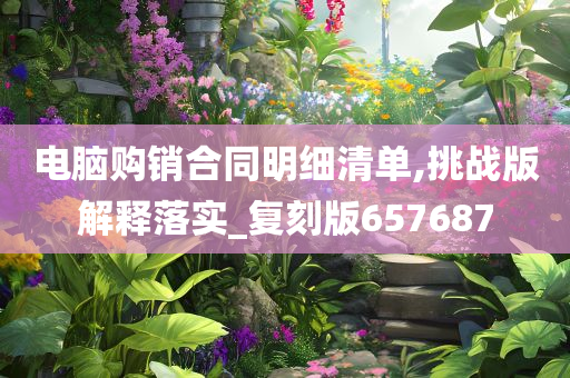 电脑购销合同明细清单,挑战版解释落实_复刻版657687