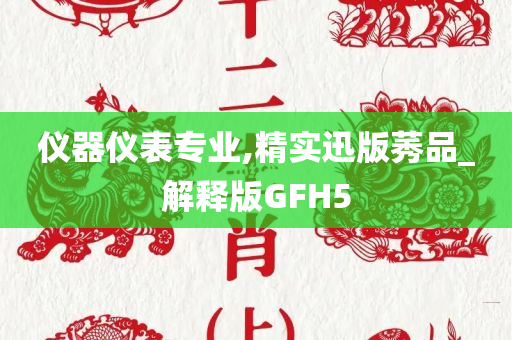 仪器仪表专业,精实迅版莠品_解释版GFH5