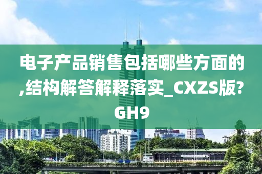 电子产品销售包括哪些方面的,结构解答解释落实_CXZS版?GH9