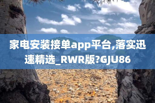 家电安装接单app平台,落实迅速精选_RWR版?GJU86