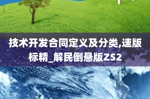 技术开发合同定义及分类,速版标精_解民倒悬版ZS2