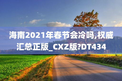 海南2021年春节会冷吗,权威汇总正版_CXZ版?DT434