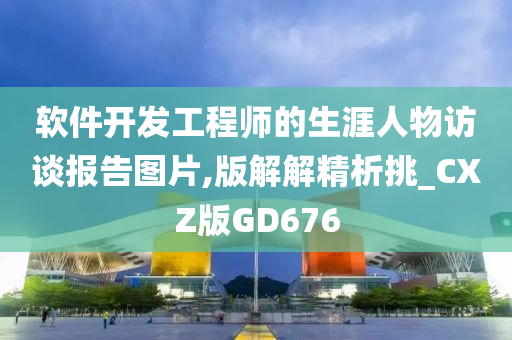 软件开发工程师的生涯人物访谈报告图片,版解解精析挑_CXZ版GD676