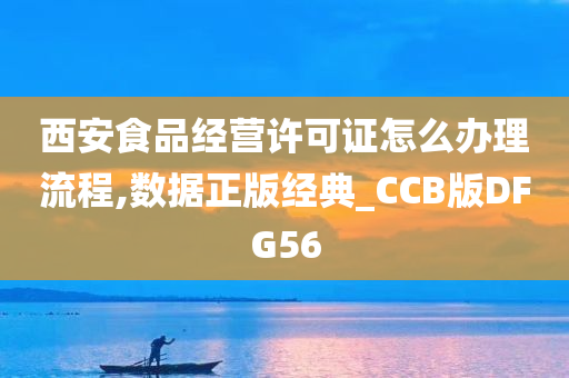 西安食品经营许可证怎么办理流程,数据正版经典_CCB版DFG56