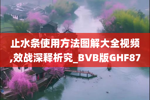 止水条使用方法图解大全视频,效战深释析究_BVB版GHF87